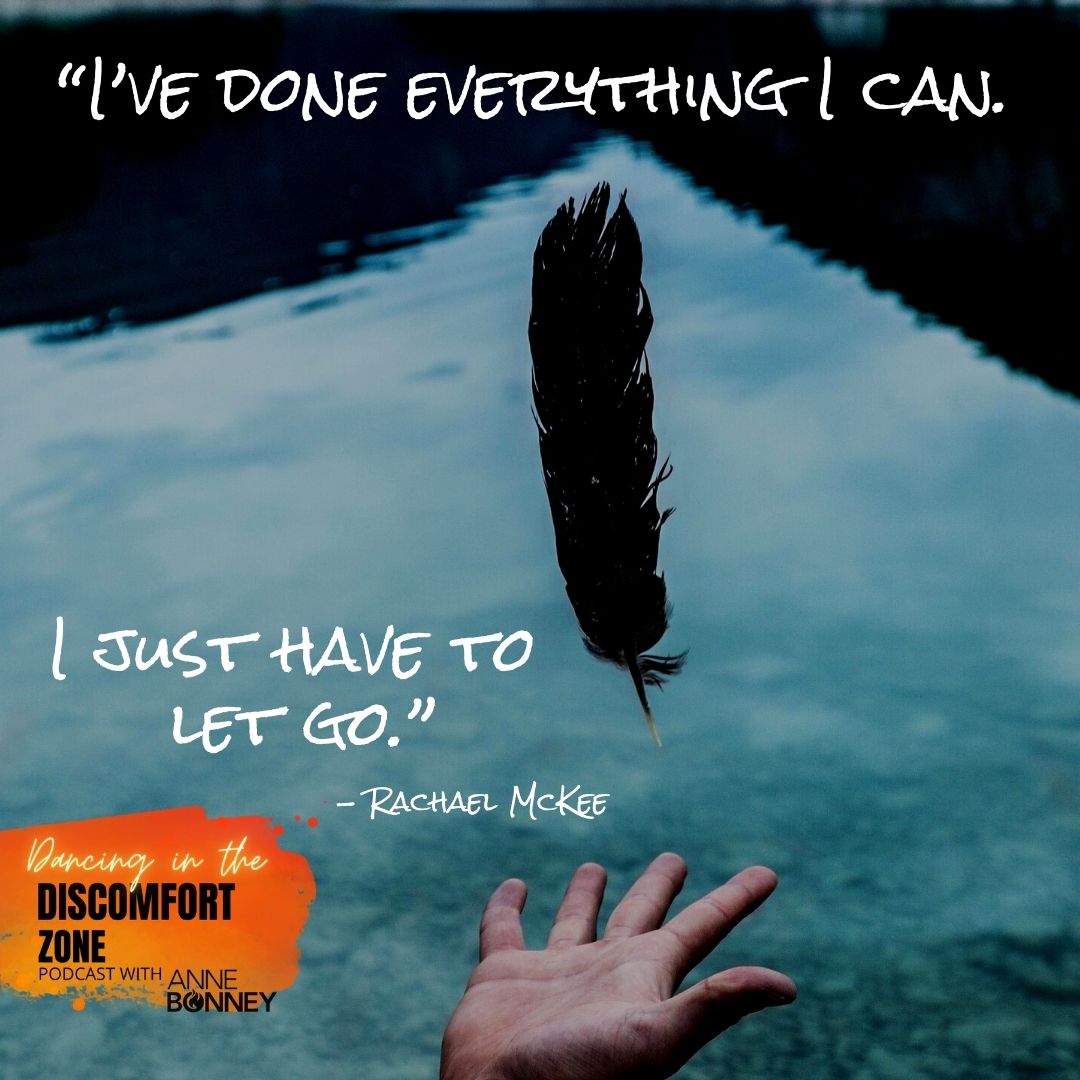 We can worry and worry and worry, or, if we've done all we can, we can just let it go.

Easier said than done.  Join me and <a href="/_HerMessages/">Messages From Her</a> for a fabulous, courage and confidence building episode of Dancing in the Discomfort Zone Podcast, where all great podcasts are found.
