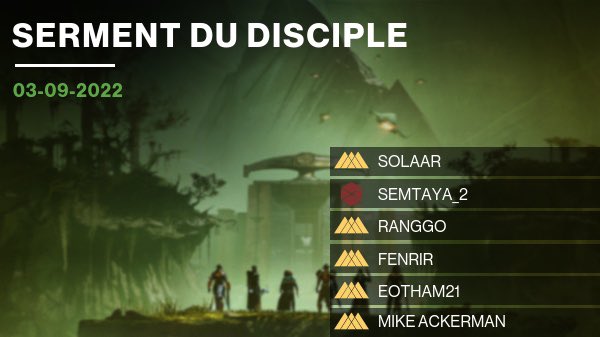 Mike_Dvll's tweet photo. #RaidComplete #Destiny2 https://t.co/RavN2u10eY