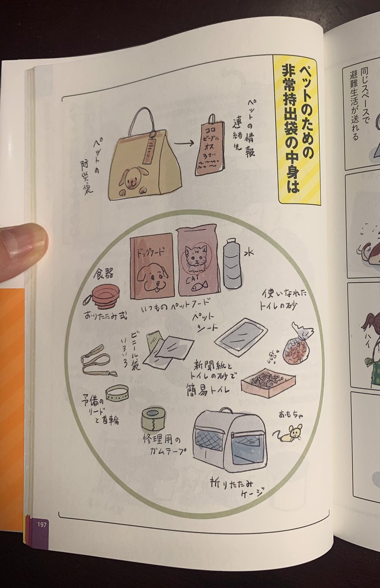 ペットの事も考えておきましょう。#ペットと避難 #防災図鑑 #地震 