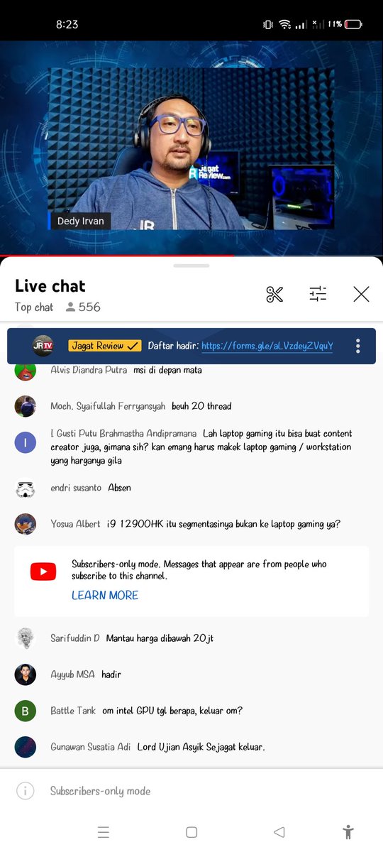 sofiaarie05's tweet photo. Wadidaw...nonton live review dari Jagat Review di https://t.co/LeqlIVU567 bisa dapetin exclusive merchandise dari @intel_indonesia. Keren, kuy pantengin sekarang sebelum ketinggalan guys! Ini lagi ngebahas performa Performance Cores dan Efficient Cores nih https://t.co/SoaW7JbatD