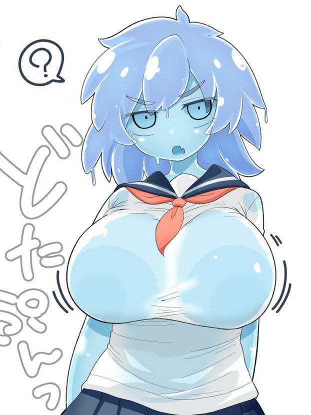 miniislime's tweet photo. 🔘slime no entiende porque pedirle que use ropa si se pone así de mojada

Eh? Gustar slime así? https://t.co/VX4uITYOuX