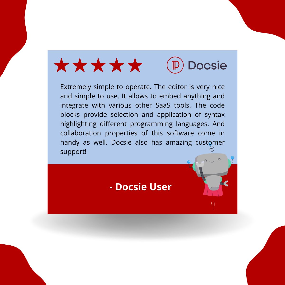likalo_llc's tweet photo. Reading such statements from people who are pleased with #Docsie is both an honor and a joy. π
Thank you sincerely! β₯οΈ https://t.co/QJw7mFrhB6