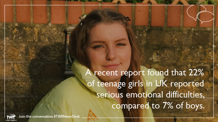 Now on #TWRNewDesk

A recent report carried out, found that teenage girls are 3 times more likely to report struggling with their mental and emotional wellbeing. 

Here to tell us more is Jules Murdy Director of <a href="/GBMins/">GB Ministries</a> <a href="/GirlsBrigadeEW/">Girls' Brigade EW</a>

Tune in: twr.org.uk