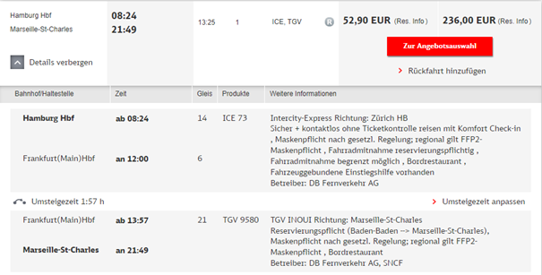 Thread: Buchungstricks Sommerurlaub 🇫🇷🇮🇹ðŸ‡ðŸ‡· mit der Bahn
DB-Sparpreise sind mit die besten Angebote Europas