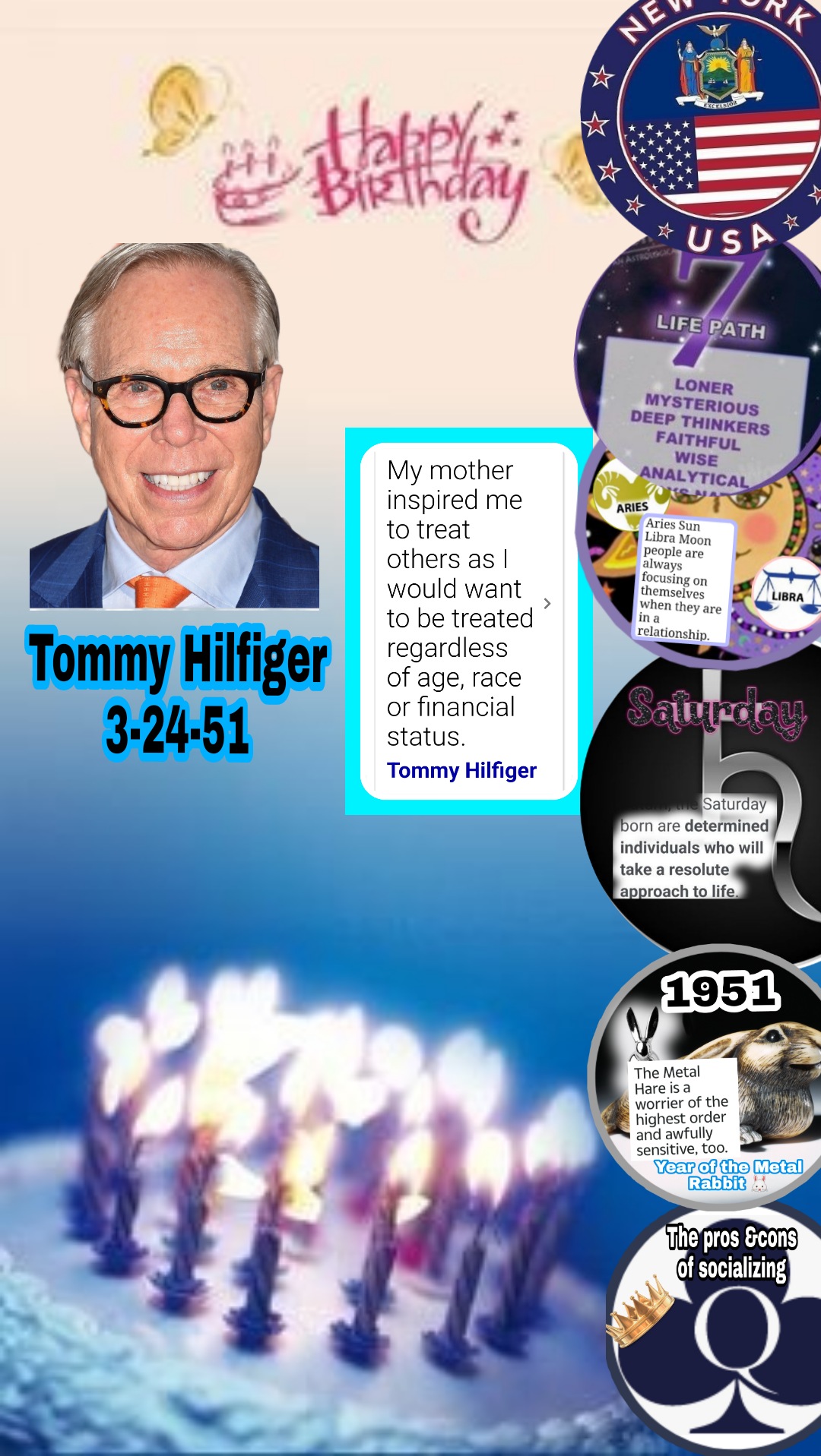 Happy birthday to Tommy Hilfiger         