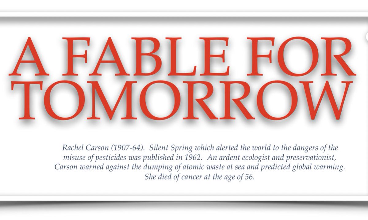 And today we profiled #RachelCarson’s #SilentSpring #StSwithunsAcademicEnrichment #EnvironmentWeek youtu.be/ezVEzCmiXM4