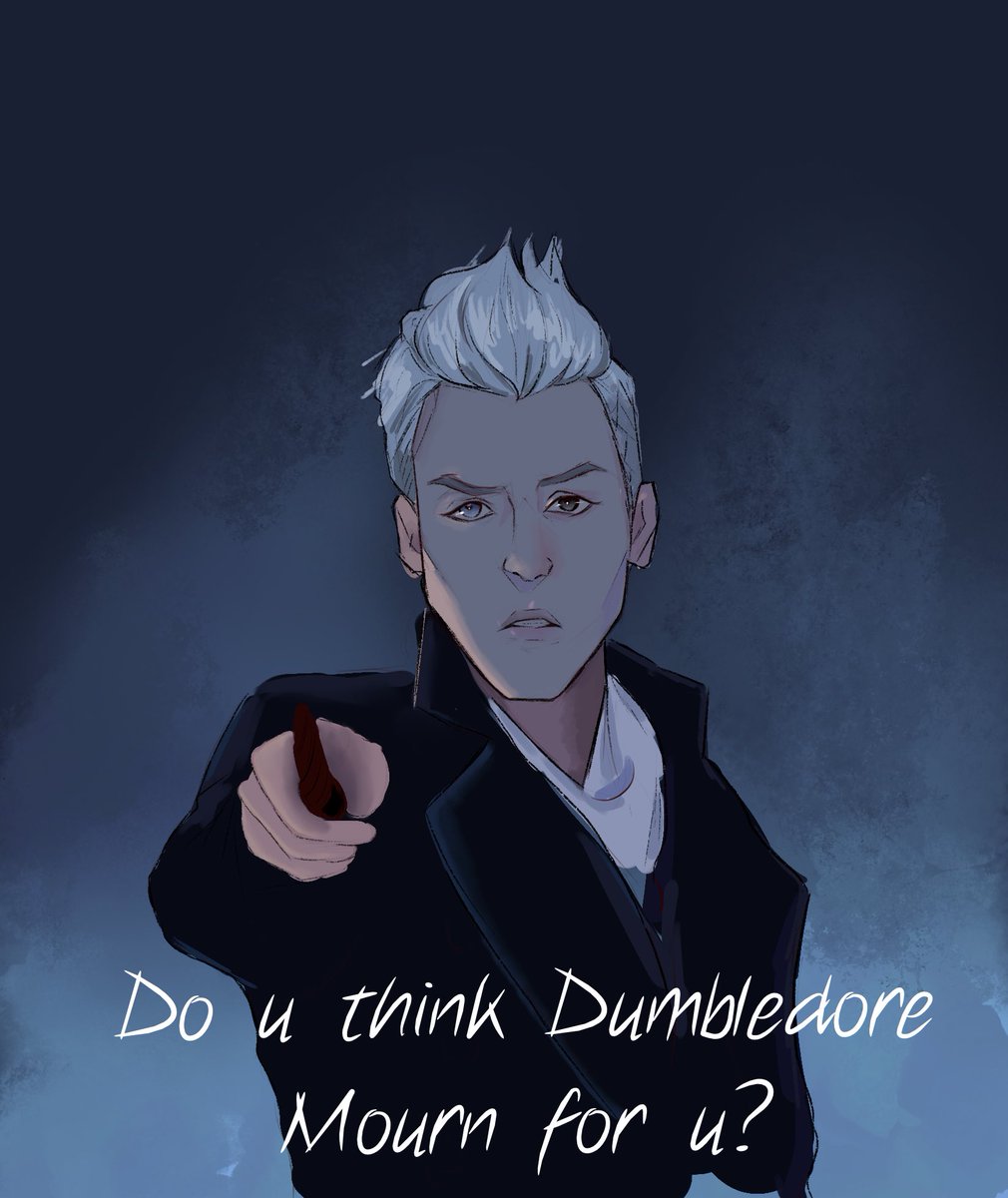 dddkkksky's tweet photo. Do u think Dumbledore will mourn for u?#FantasticBeasts #GGAD https://t.co/qimOFhGwqx