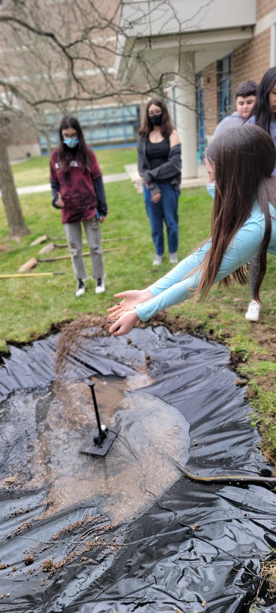TamaraAmen's tweet photo. Digging a new pond for Strayer's feathered friends. #qcsd #teamwork #SpringIsComing https://t.co/osfYjbGrYU