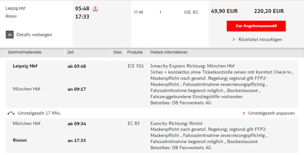 Preistipp: innerhalb Italiens ist der private Hochgeschwindigkeits-Anbieter Italo oft günstiger als Trenitalia