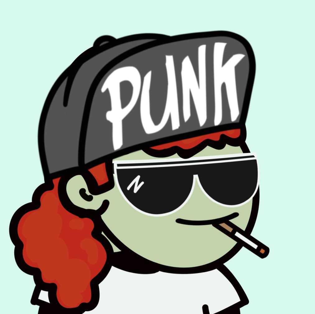 SHOUTOUT TO THE MAIN HOMEY @Darlene_Pizarro I JUST MINTED THIS INCREDIBLY FITTING <a href="/gutterpunksnft/">GutterPunks</a> WITH THE RED MULLET! SOMETIMES THE PERFECT NFT FINDS YOU ❤️