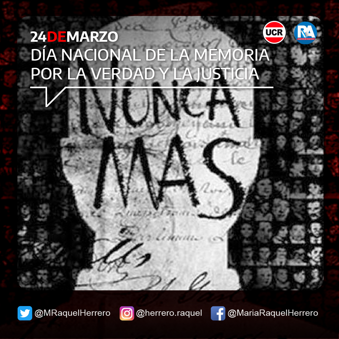 MRaquelHerrero's tweet photo. 📆 Hoy #24DeMarzo no olvidemos decir #NuncaMas
#UCRunida https://t.co/eJ2kijxvSb