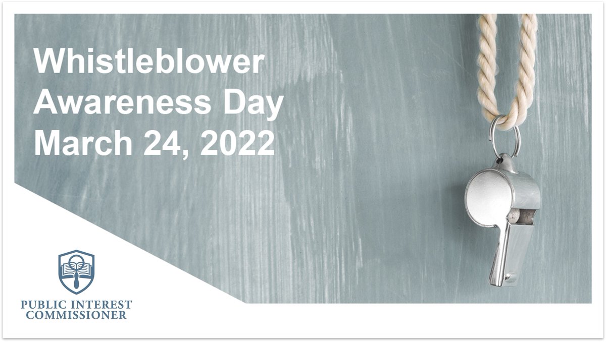 AB_Ombudsman's tweet photo. March 24 is Whistleblower Awareness Day! Today we recognize the courage of public sector employees who come forward and speak out against wrongdoing in the workplace. Visit us here for ways to support: https://t.co/rp0YkWWDJ9 #WhistleblowerAwarenessDay #soutienauxlanceursdalerte https://t.co/xCaook5O4M