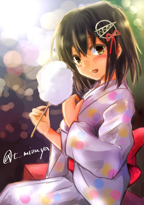 #羽黒進水日 
新規絵描く時間ないので過去絵でお茶を濁しますw 