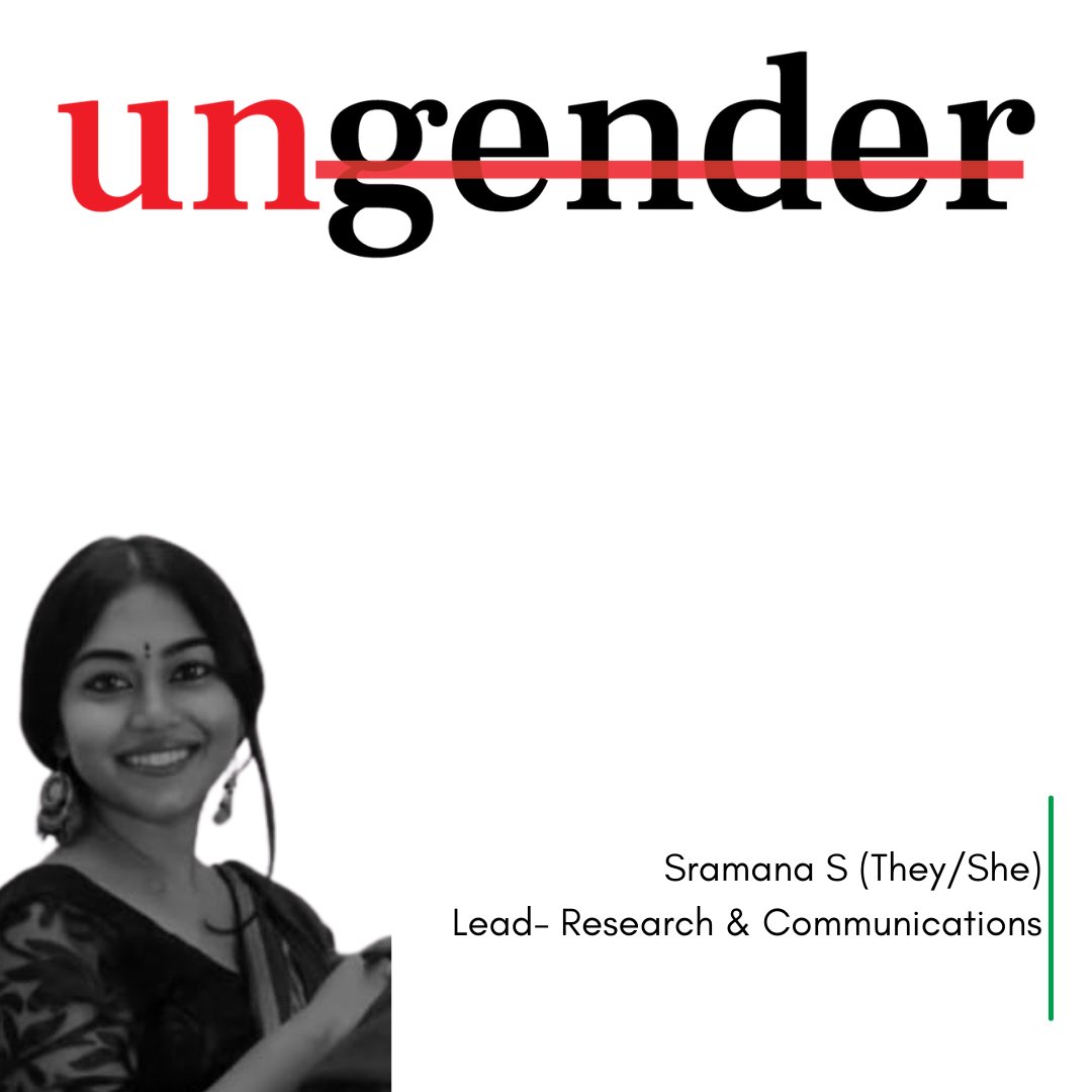 ungender_in's tweet photo. Know it from @cookingthought, Lead- Research &amp; Communications, why they Ungenders workplaces.

To Ungender your #workplace and build #Inclusion for your team, visit https://t.co/iswQKhq76L and leave your details or DM us; we will get back to you.

#letsungender https://t.co/EO800GCPBr