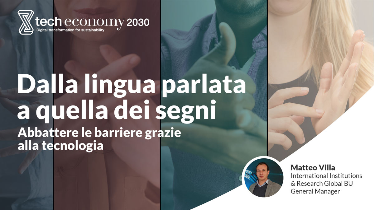 Su Tech Economy 2030, Matteo Villa parla di #SignOn, il progetto finanziato dall'UE che ha l’obiettivo di creare dei “collegamenti” tra persone con sordità che utilizzano la #lingua dei #segni, persone ipoudenti e persone udenti: bit.ly/3NhvsGK