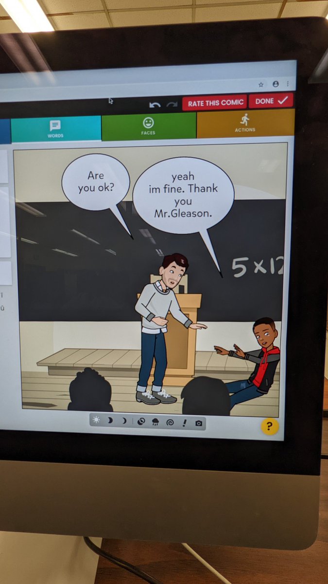 Students using <a href="/Pixton/">Pixton</a> to create school stories of a time when they had help from a teacher.
#pgcps #ccms @HendershotCCMS <a href="/BStewartHancock/">beth.stewarthancock@pgcps.org</a>