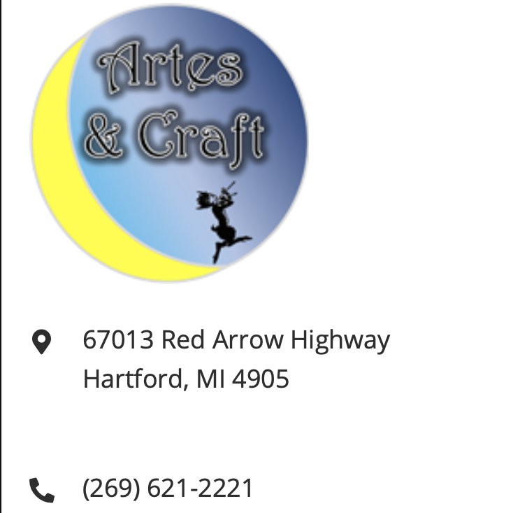 BodyHartSoul's tweet photo. If you're down in the Hartford, Mi area stop by Artes &amp;amp; Craft and check out our display of wonderful aromatherapy products. If you don't see a fragrance or type of product in the shop you can also find it on your website at https://t.co/JE85xQ39Ih https://t.co/WFLqVaF5dc