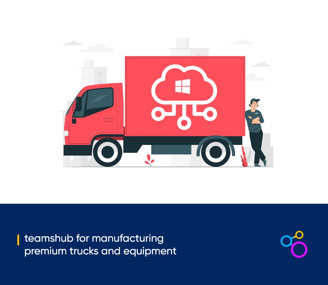 TeamsHub_io's tweet photo. https://t.co/0iY5lXGC9o is built for #manufacturing industries. 

Ask us how we delivered better #collaboration, #innovation, and #productivity for a large truck  and equipment manufacturer with a customized demo - https://t.co/HxDKhuEKIs https://t.co/3YyXeSxIoU