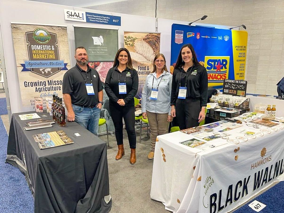 BlackWalnuts's tweet image. We are proud to have partnered with @MoAgriculture at the @sial_america trade show. This year's international trade show is hosted in Las Vegas, where we are sharing all about the benefits of the wild #BlackWalnut as well as other #MissouriAg favorites.
