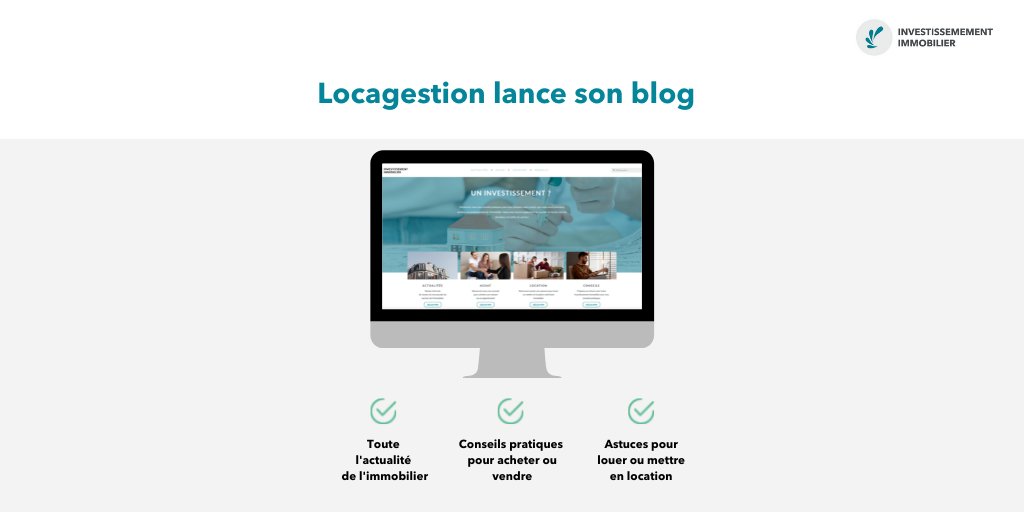 Locagestion lance son blog : Investissement Immobilier. 

📋 Au programme :

✅ Toute l’actualité du secteur de l’immobilier
✅ Conseils pratiques pour les propriétaires
✅ Astuces pour la location

#conseil #actualiteimmobiliere #achat #vente #gestionlocative #locagestion
