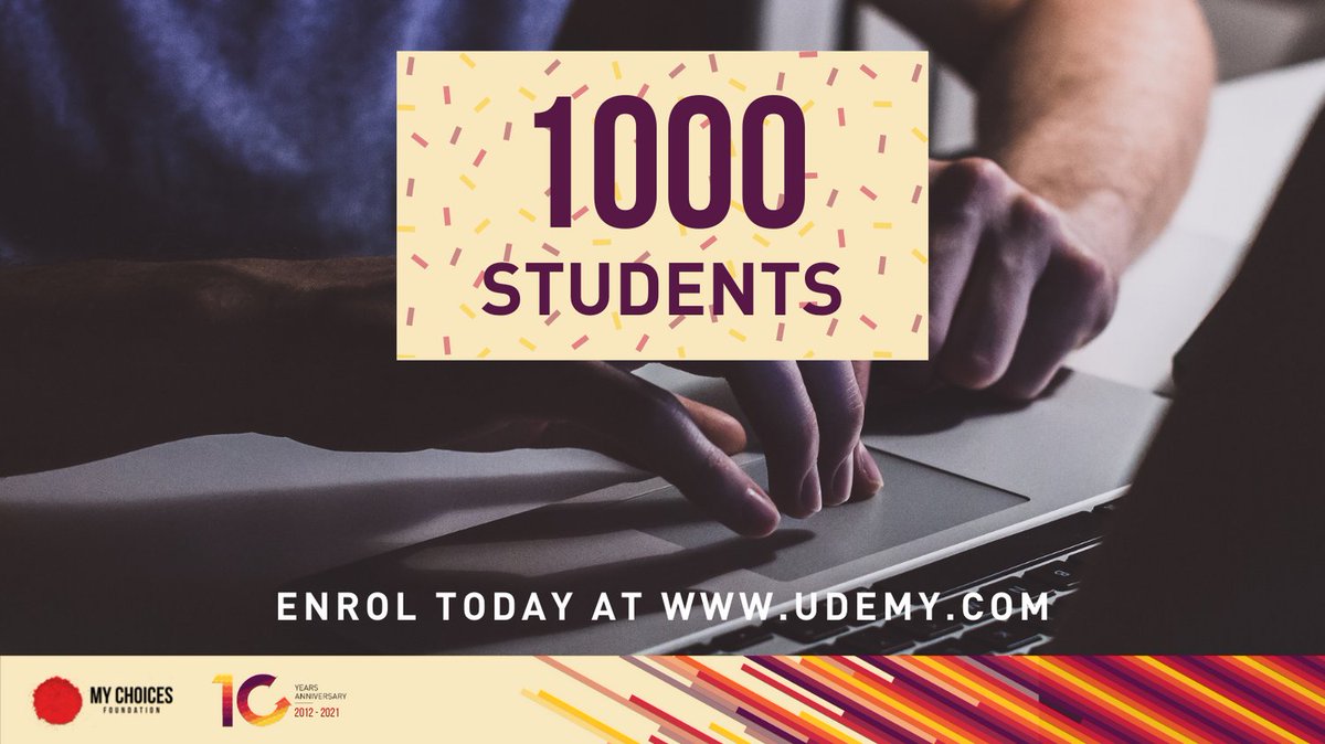 MyChoicesFDN's tweet image. We have 1000 students enrolled for our course Anti-Trafficking 101 + Allied Issues &amp;amp; Laws on 
@udemy These courses are a step towards creating a behavioural shift towards violence against women &amp;amp; children. Enrol for this free course today - udemy.com/course/anti-tr… 
#learning