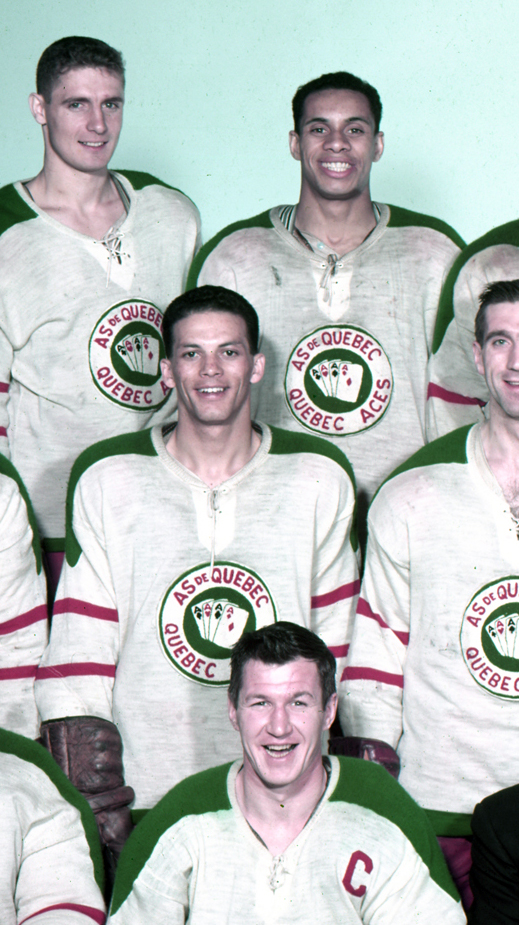 NHL's tweet photo. 87 years ago today, hockey pioneer Stan “Chook” Maxwell was born. 

Maxwell blazed a trail as one of the first Black professional hockey players. Competing in the high minor leagues, he was a frequent teammate of Willie O’Ree.

(📷: Macdonald Stewart/@HockeyHallFame) https://t.co/ipo579AFPe