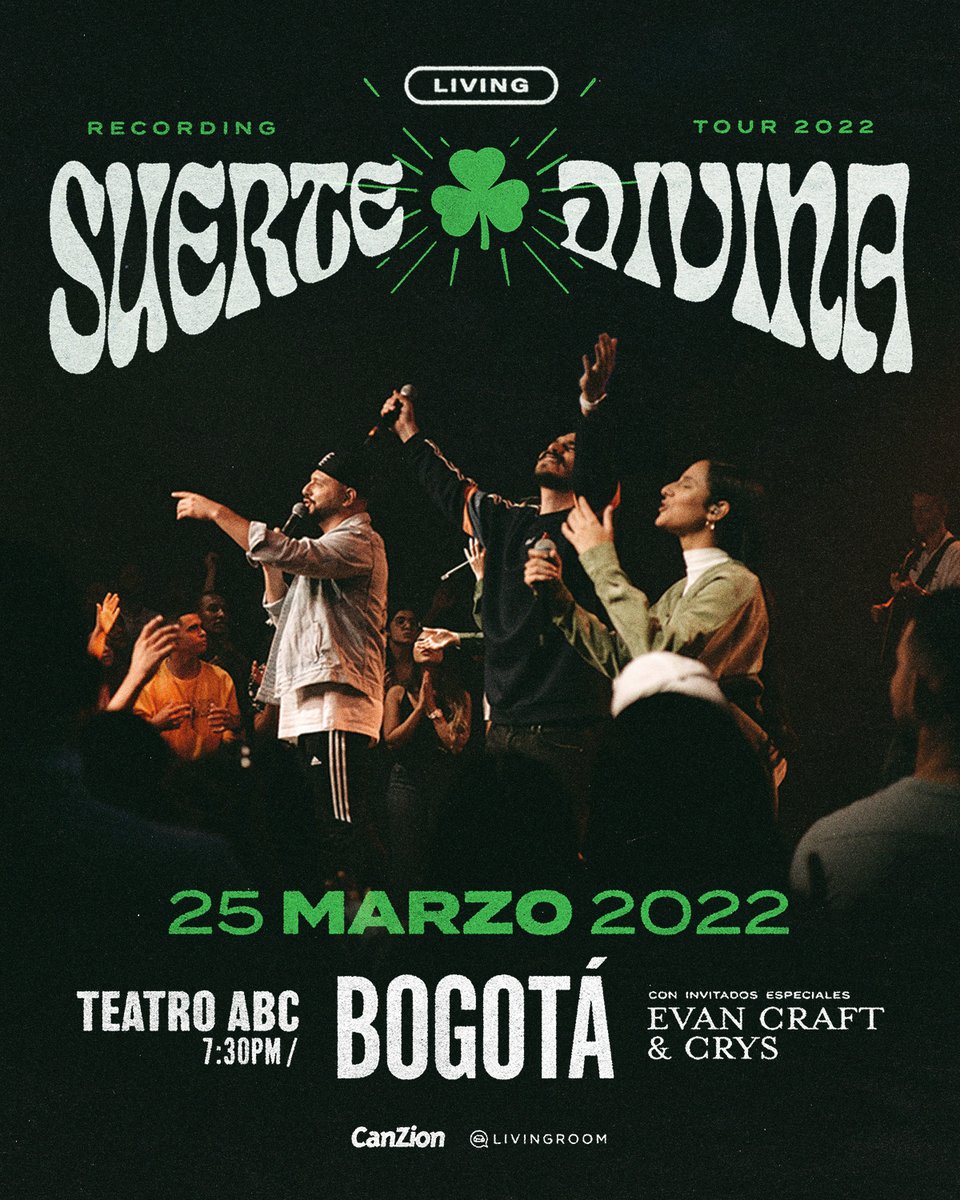 vault_vigee's tweet photo. 🍀Conéctate, escúchanos y gánate un #PaseDoble para ver a @Livingofficial_ en concierto junto a @EvanCraft y @Crys_music mañana Viernes 25 de Marzo en el @TeatroABC de #Bogotá ▶️ https://t.co/bdbu8Y4JGs
#SuerteDivina #tour #living #boletas #crysosorio #suertedivina #teatroabc https://t.co/q8GzAmfUow