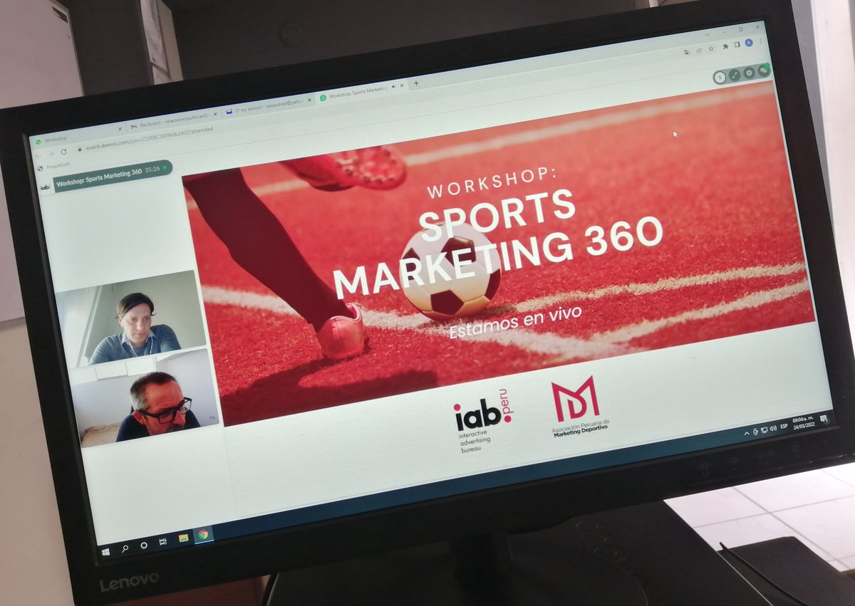 SaraRata's tweet photo. Workshop: Sports Marketing 360 
@iabperu @apemdoficialpe #APEMD https://t.co/Kt3ZLyZQLf