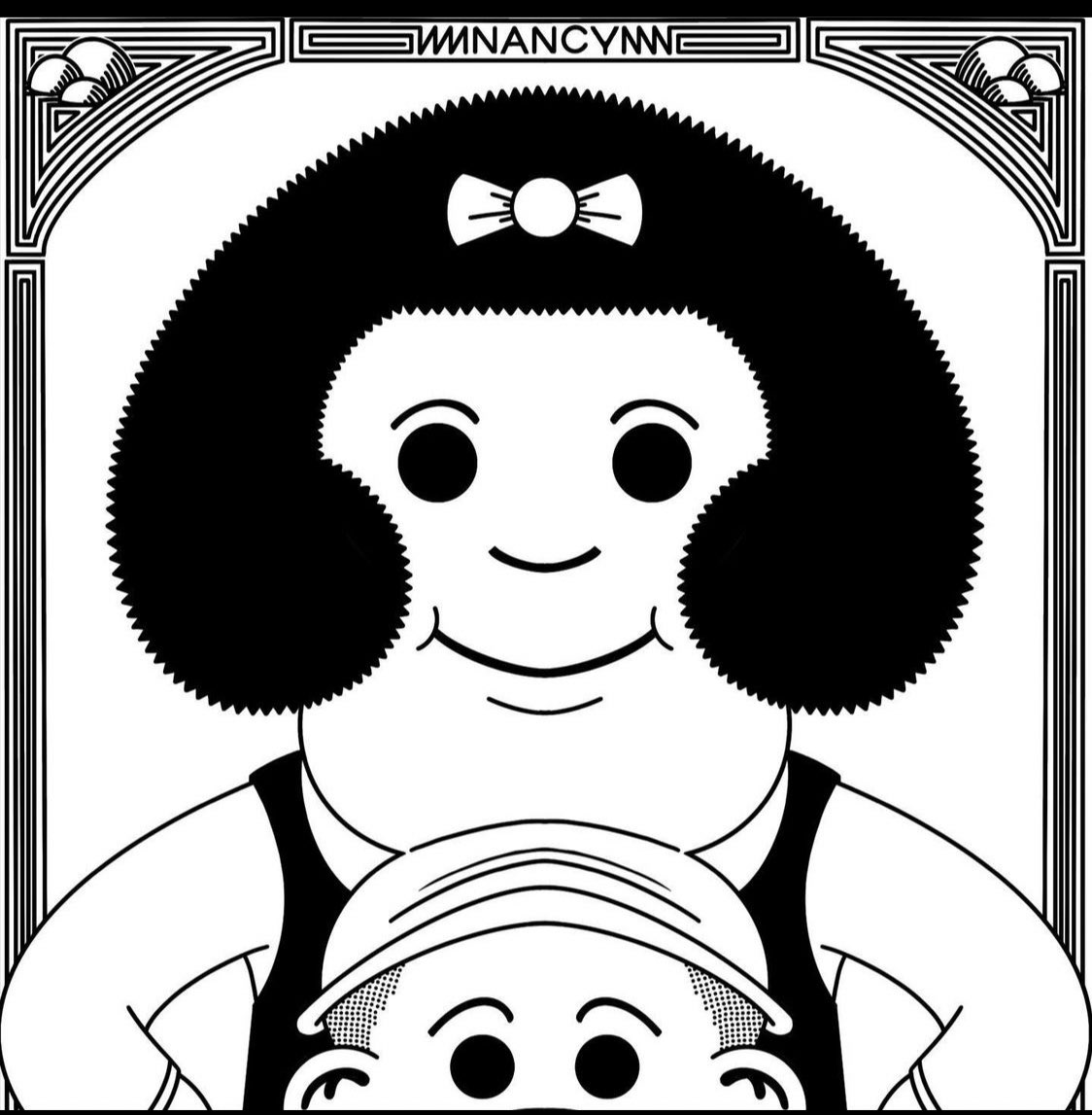 erniebushmiller's tweet photo. Nancy & Sluggo tribute art by @B0mb3rm4n86
#threerocks #nancy #nancycomics #erniebushmiller #nancytribute #nancyandsluggo https://t.co/kJIt5jrE8V