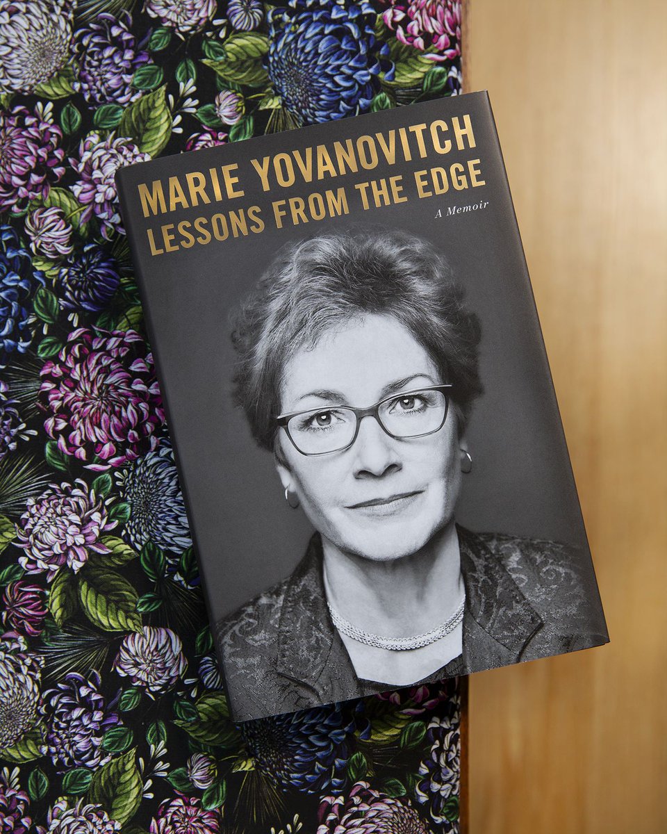MarinerBooks's tweet photo. Congratulations to former U.S. ambassador Marie Yovanovitch! Her new book #LessonsFromTheEdge is now a @nytimes bestseller! 👏🏻 https://t.co/hsOnfQ3L3m