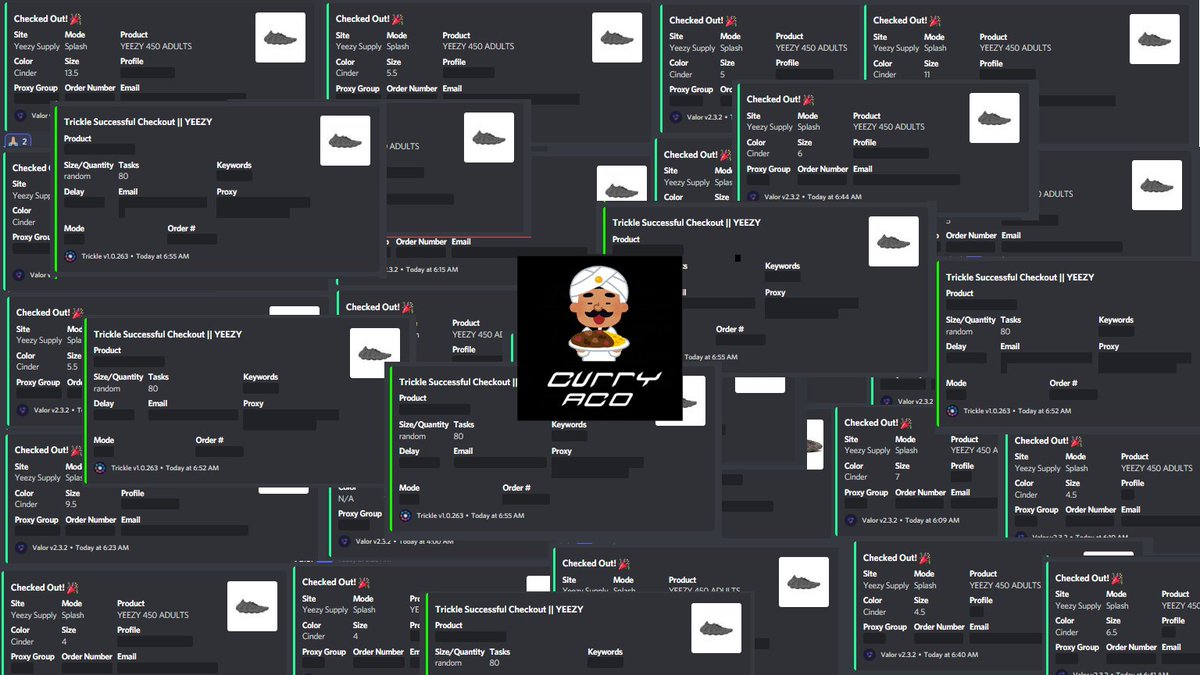 Curry FNF / Curry ACO (@curry_fnf) on Twitter photo 30+ Checkouts
We Ran A Light Setup
Runners:
<a href="/akaSandMan_/">SandMan γ</a>
<a href="/pk_kickz/">Pk</a>
<a href="/ChrisMusg/">Chris</a>
Proxies:
<a href="/Gravityproxies_/">GravityProxies</a>
Servers:
<a href="/Sauceservers/">Sauce Servers</a>
Gmails:
Soon
Cook Group:
<a href="/curry_fnf/">Curry FNF / Curry ACO</a>
@SofloSupply 30+ Checkouts
We Ran A Light Setup
Runners:
<a href="/akaSandMan_/">SandMan γ</a>
<a href="/pk_kickz/">Pk</a>
<a href="/ChrisMusg/">Chris</a>
Proxies:
<a href="/Gravityproxies_/">GravityProxies</a>
Servers:
<a href="/Sauceservers/">Sauce Servers</a>
Gmails:
Soon
Cook Group:
<a href="/curry_fnf/">Curry FNF / Curry ACO</a>
@SofloSupply