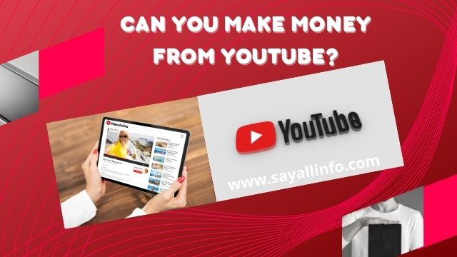 Can You Make Money From YouTube? How To Make Money From YouTube?
#MakeMoneyFromYoutube #EarningFromYoutube #MakeMoneyOnline #earnmoneyonline sayallinfo.com/2022/03/can-yo…