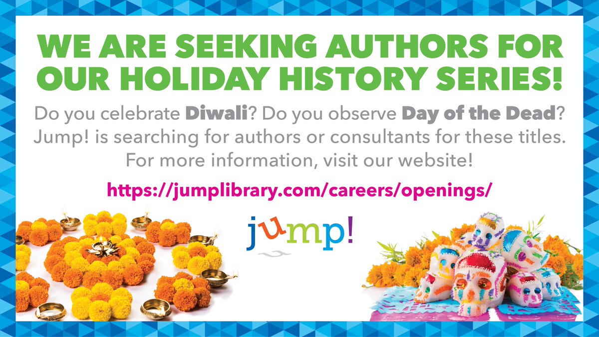 jumplibrary's tweet photo. Learn more: https://t.co/VJ6gYGK2Ei

#diwali #dayofthedead #diadelosmuertos #authorsearch #writersnetwork #ChildrensBooks https://t.co/JLzwaKYHFK