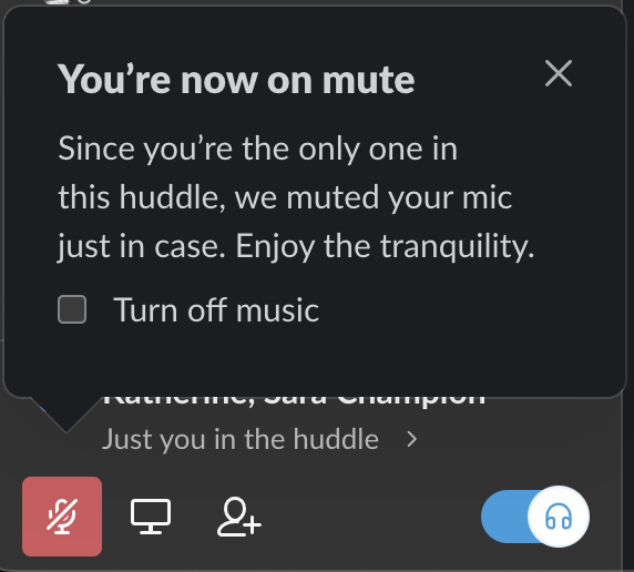 timjkstrickland's tweet photo. That's some real cute muzak @SlackHQ https://t.co/7hy6EH9XHI