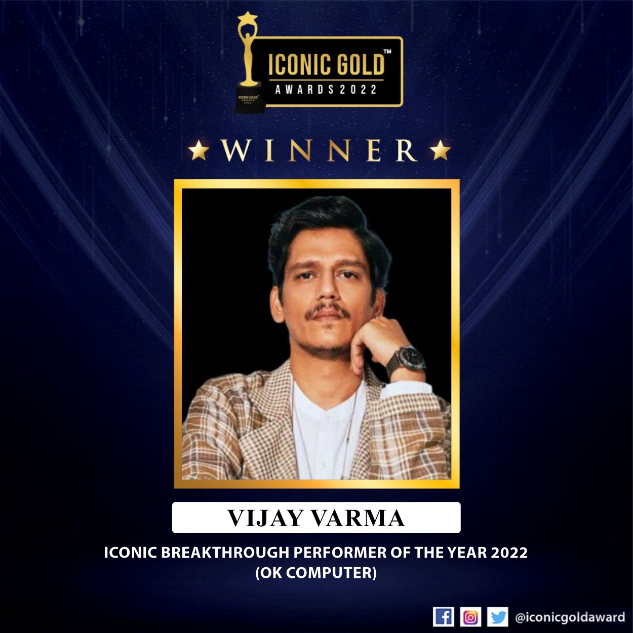 Iconic Gold Awards on Twitter "We feel extremely happy to announce