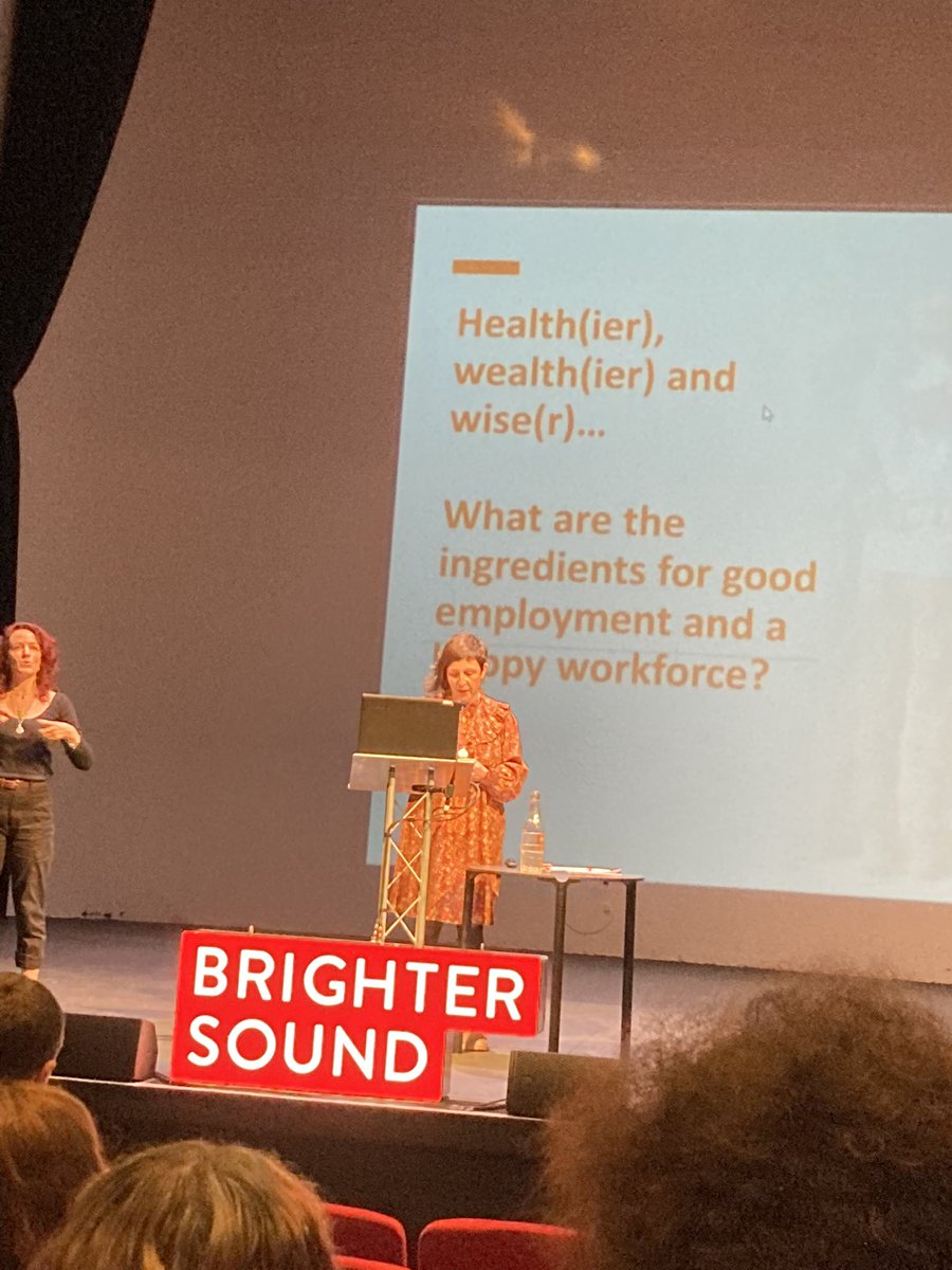 Really enjoying #positivepathways Conference @ContactMcr @BrighterSound @MoreMusic1 , lots of food for thought, new connections and interesting people in the flesh .