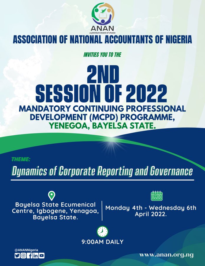 ANAN Mandatory Continuing Professional Development MCPD 2nd Session in Bayelsa