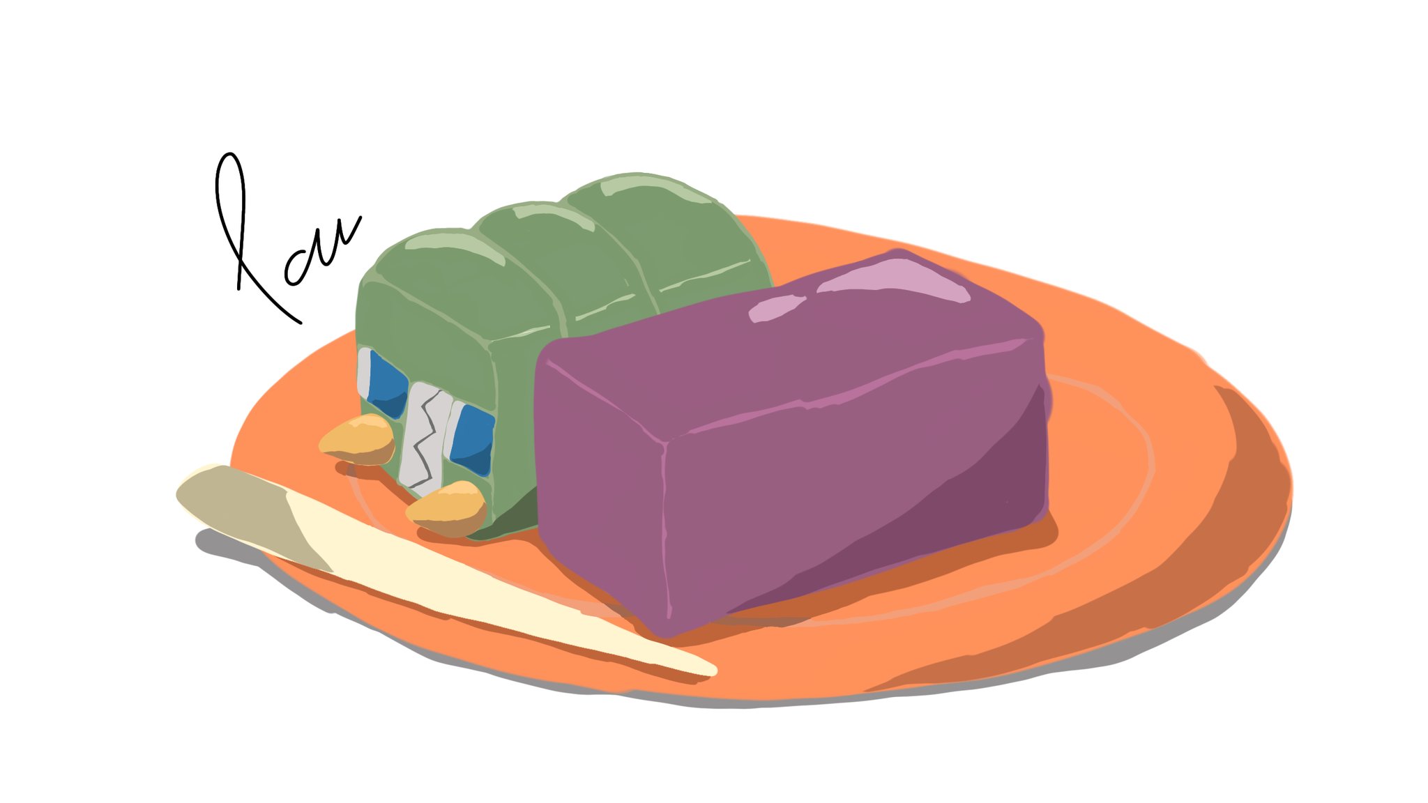 がんみ 並んでも羊羹にはみえへんよ ポケモン イラスト 羊羹 イラスト好きさんと繋がりたい T Co Fkdnppu0ro Twitter