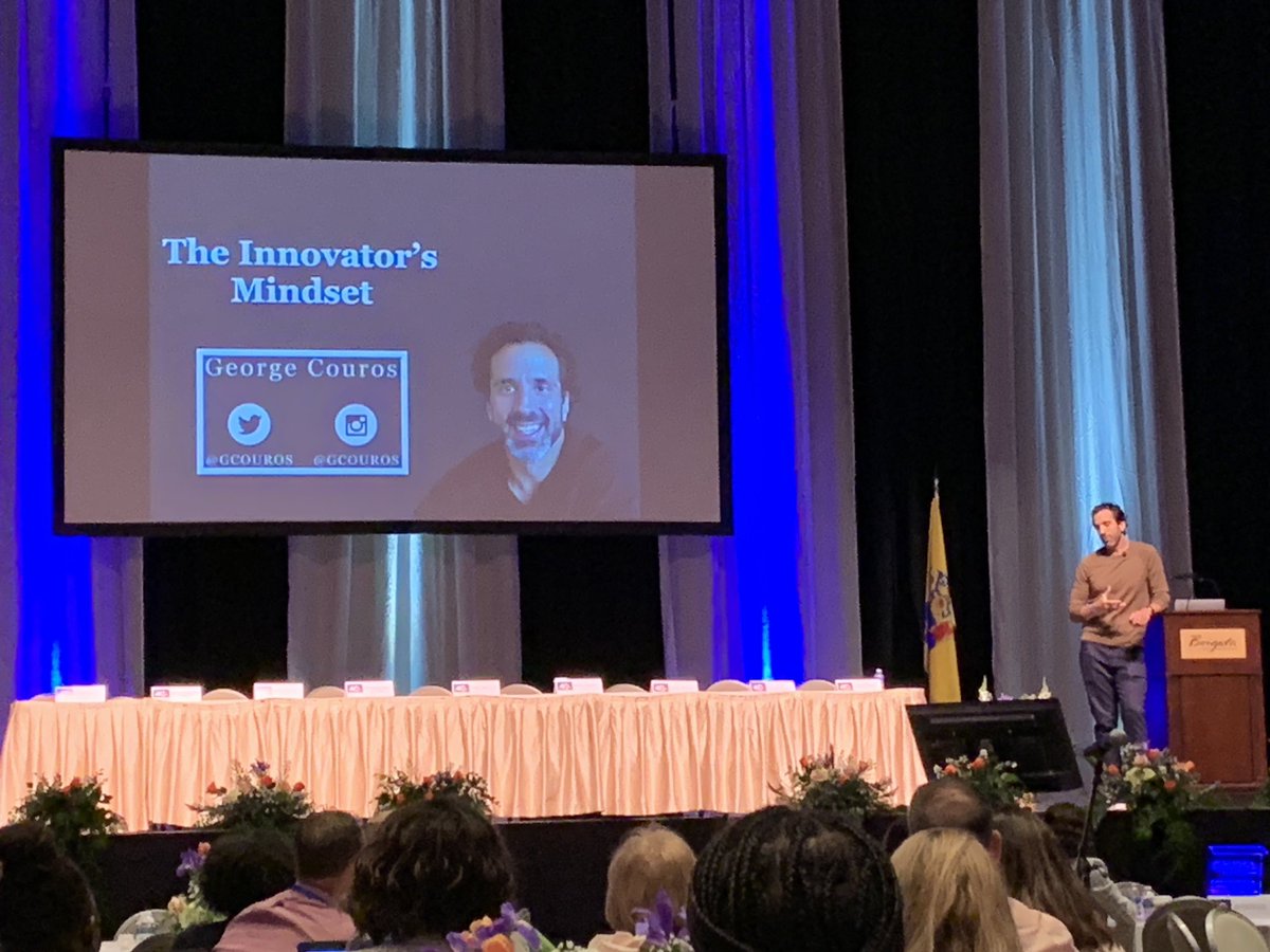 So excited to see ⁦<a href="/gcouros/">George Couros</a>⁩ in person!! #njpsaconference2022 ⁦<a href="/WyomingElem/">Wyoming Elementary</a>⁩
