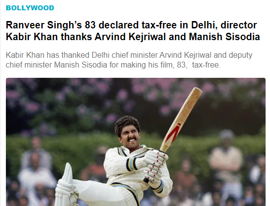 AshokKmrPandit's tweet photo. So, other directors were his Jigari-yaars that 
@ArvindKejriwal ji declared several of previous movies Tax-Free, and promoted several others as well? 

He only has issue with #KashmirFiles and 
@vivekagnihotri ?

#MaulanaKejriwal #SelectiveSerivce https://t.co/DIbdnN3DwT