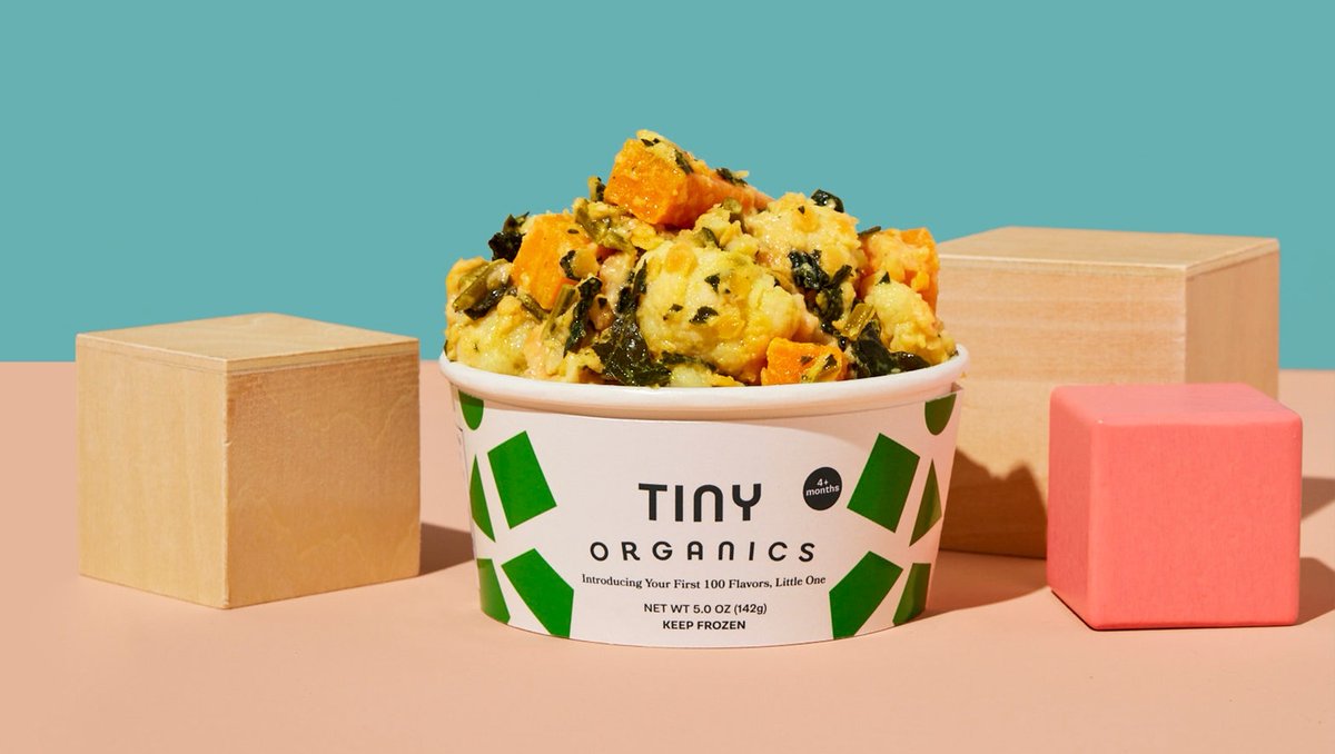 Tiny_Organics's tweet image. Introduce your little one to the yummy spices of India with this plant-based favorite packed with turmeric, ginger and garlic! #tinyorganics #tinybeginnings