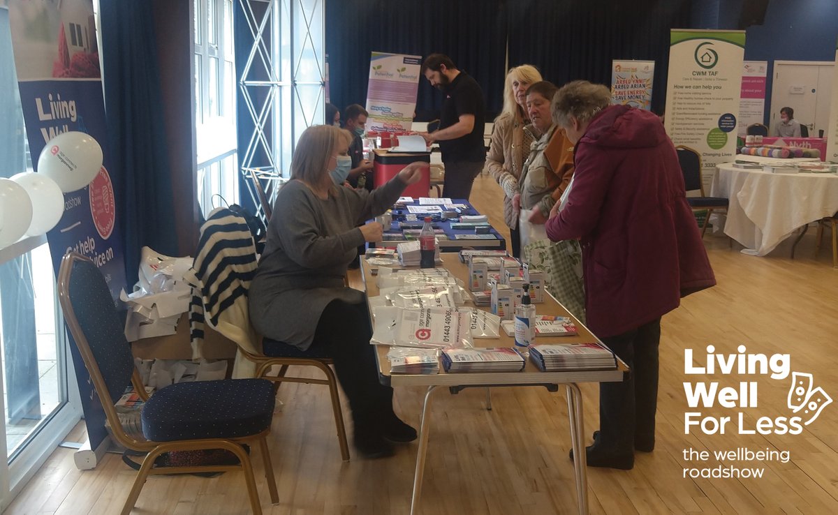CynonLinc's tweet photo. The Living Well For Less roadshow is underway in our main hall, free lightbulb and other gifts for all attendees, here until 7pm today and tomorrow morning.
#whatson #aberdare #livingwellforless https://t.co/7TRKsRKnSs