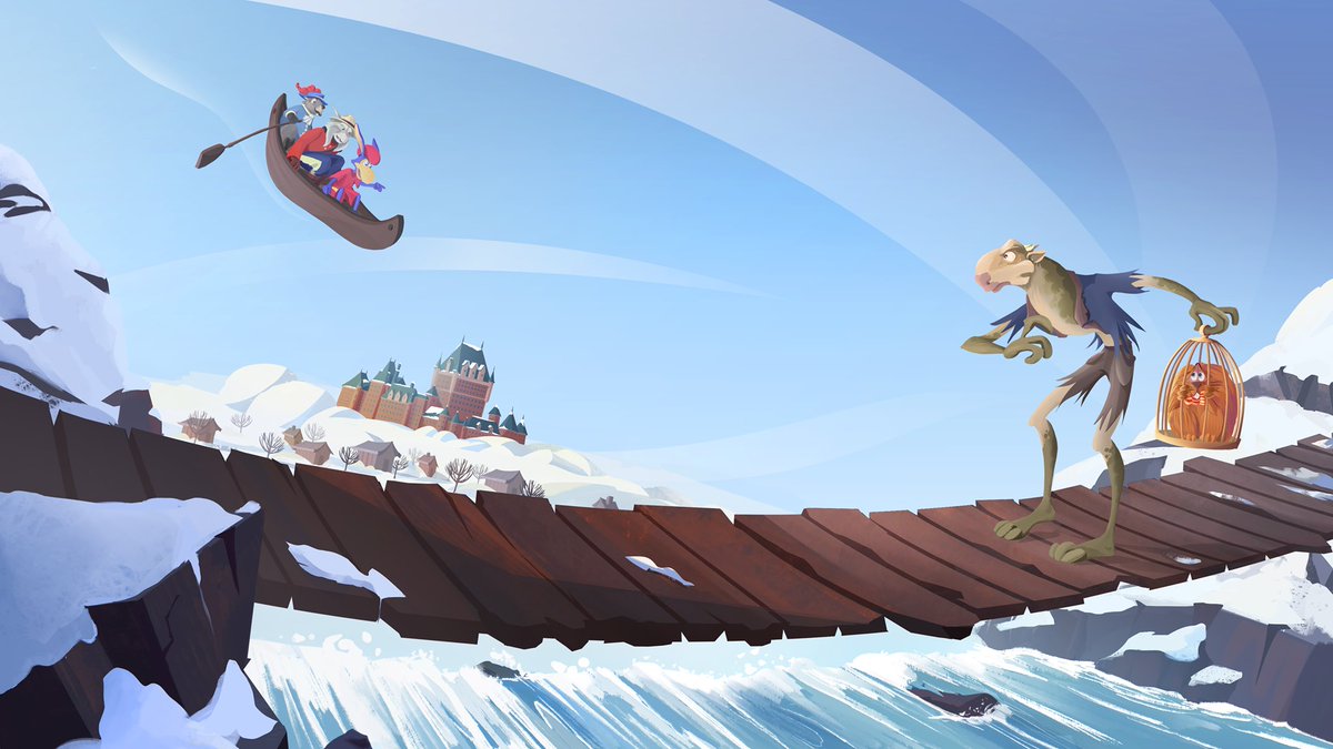 Jack Mistigri, la créature du Canada, va t-il s'enfuir avec le pauvre Flinn ? Frigoulette réussira t-il à reprendre le manuscrit Amérindien ? Toute l'actu frenchies-explorers.com
#Canada #creaturedesign #art #dessin