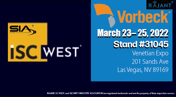 Vorbeck's tweet photo. Want to discover innovative #CommunicationSolutions and see live demos? @Vorbeck’s #WearableTech utilizes @Rajant’s #MeshNetwork to ensure #FirstResponders are successful during #CritialCommunications events! Looking forward to our second day in Las Vegas!!  #ISCWest2022! https://t.co/aHjMKIabj4