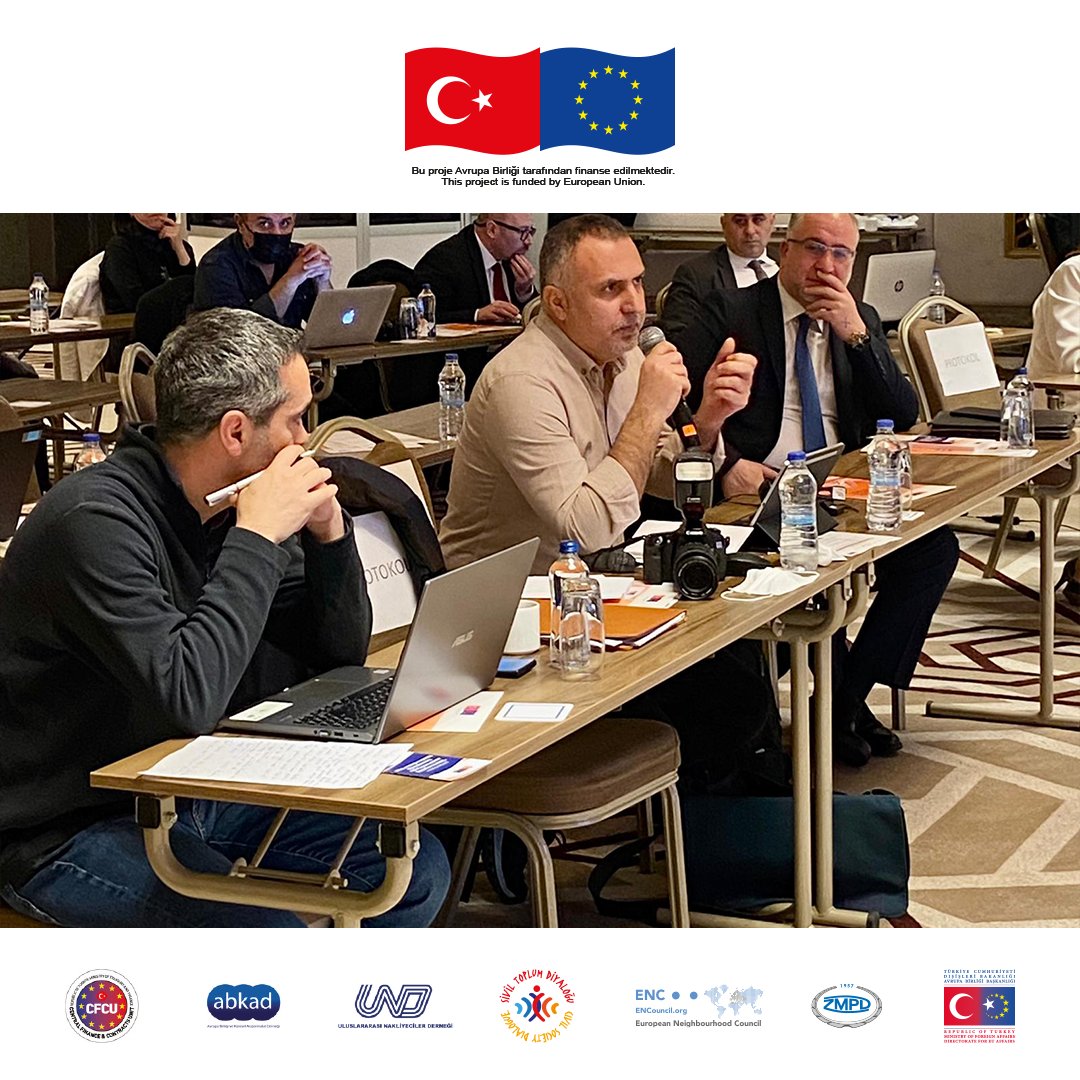 Sivil Toplum Diyaloğu VI çerçevesinde ABKAD’ın liderliği ile yürütülen “Türkiye ile Avrupa Birliği Arasında Yeni Bir Karayolu Taşımacılığı İşbirliği: Beklentiler ve Olasılıklar” projesinin UND olarak ev sahipliğini üstlendiği Kapanış Toplantısı'nın ilk günü sona erdi.