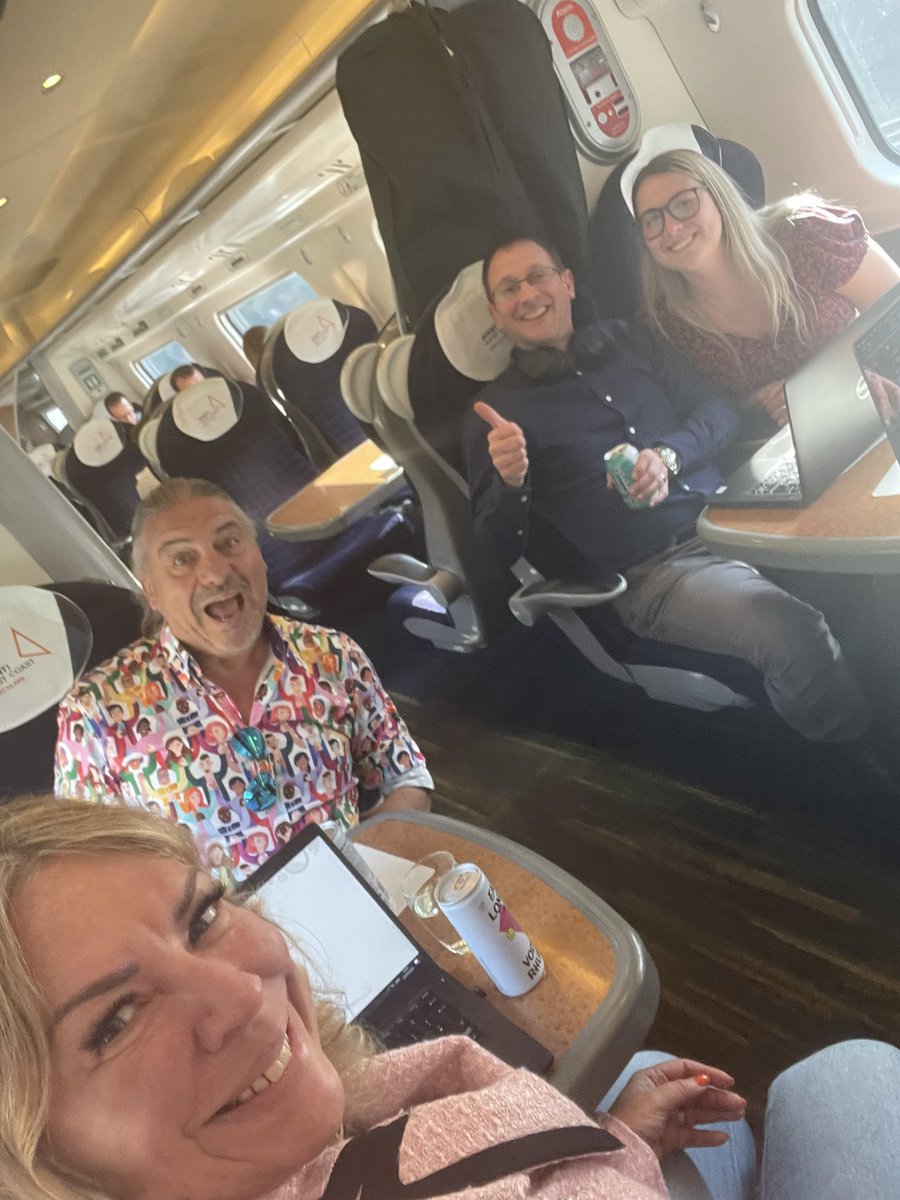 Michelle_6CATS's tweet photo. On our way to Manchester for the APSCo Ball.  It’s been a long time coming @APSCo_org @AnnAPSCo https://t.co/77FW7falfd