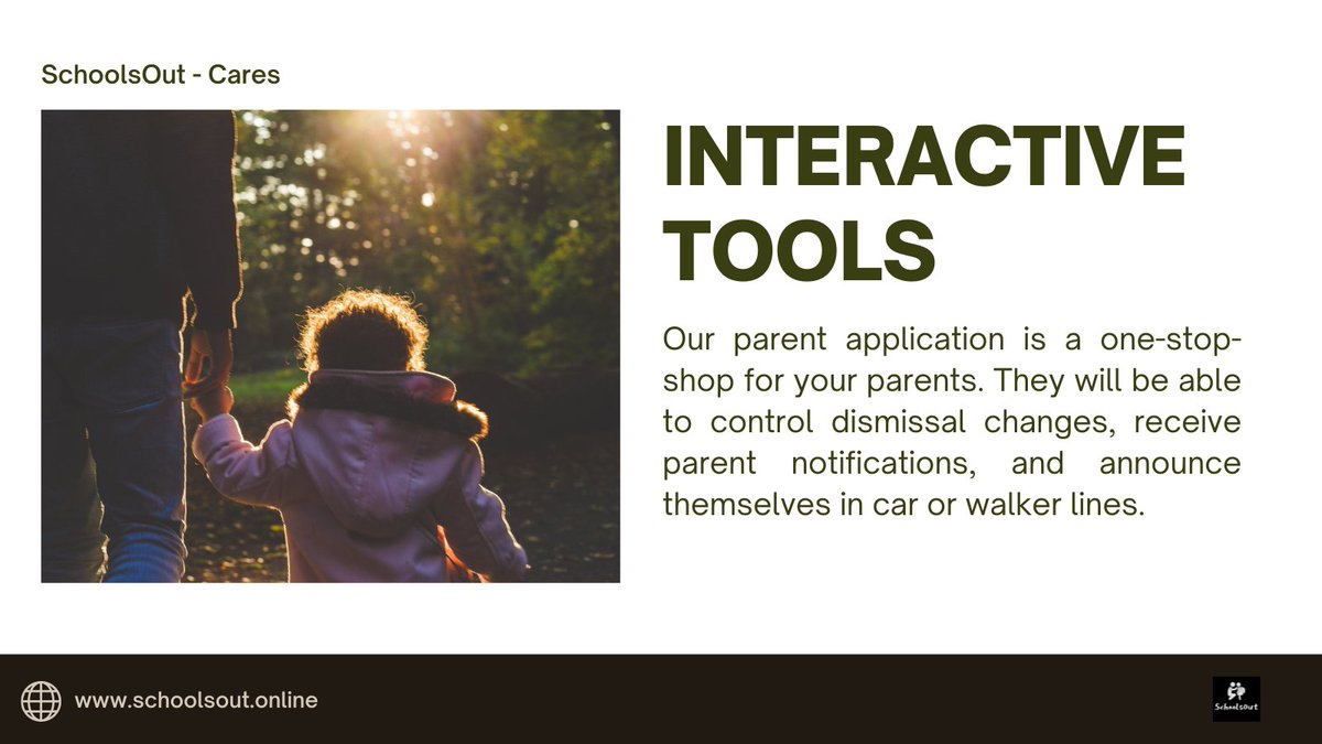 SchoolsOutcares's tweet photo. Protect your children with SchoolsOut Interactive tools

𝐋𝐞𝐚𝐫𝐧 𝐦𝐨𝐫𝐞:
https://t.co/ZENeOkHSEK

#sᴄʜᴏᴏʟsᴏᴜᴛ #safety #childsafety #school #schoolmanagementsoftware #schoolsdismissal https://t.co/7OHsgnIBv9