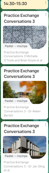 INHED_Ireland's tweet photo. 5. Our first set of #PracticeExchange conversations of the day are just commencing at #INHED2022 facilitated by teams from @RCSI_Irl @UCC_Medicine @RCSI_SIM #Teaching #Learning #MedEd https://t.co/nNbcRrOe8t