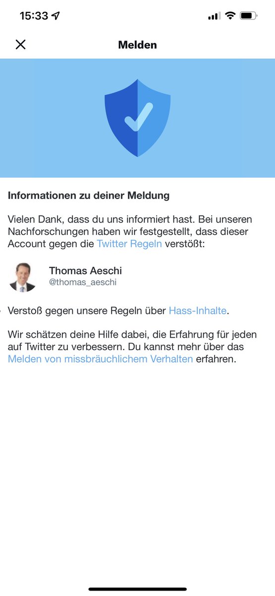 DominikTschon's tweet photo. @MikeMuellerLate Man muss die Schwurbler einfach melden! 🤷‍♂️ https://t.co/iJb1aMyHMp