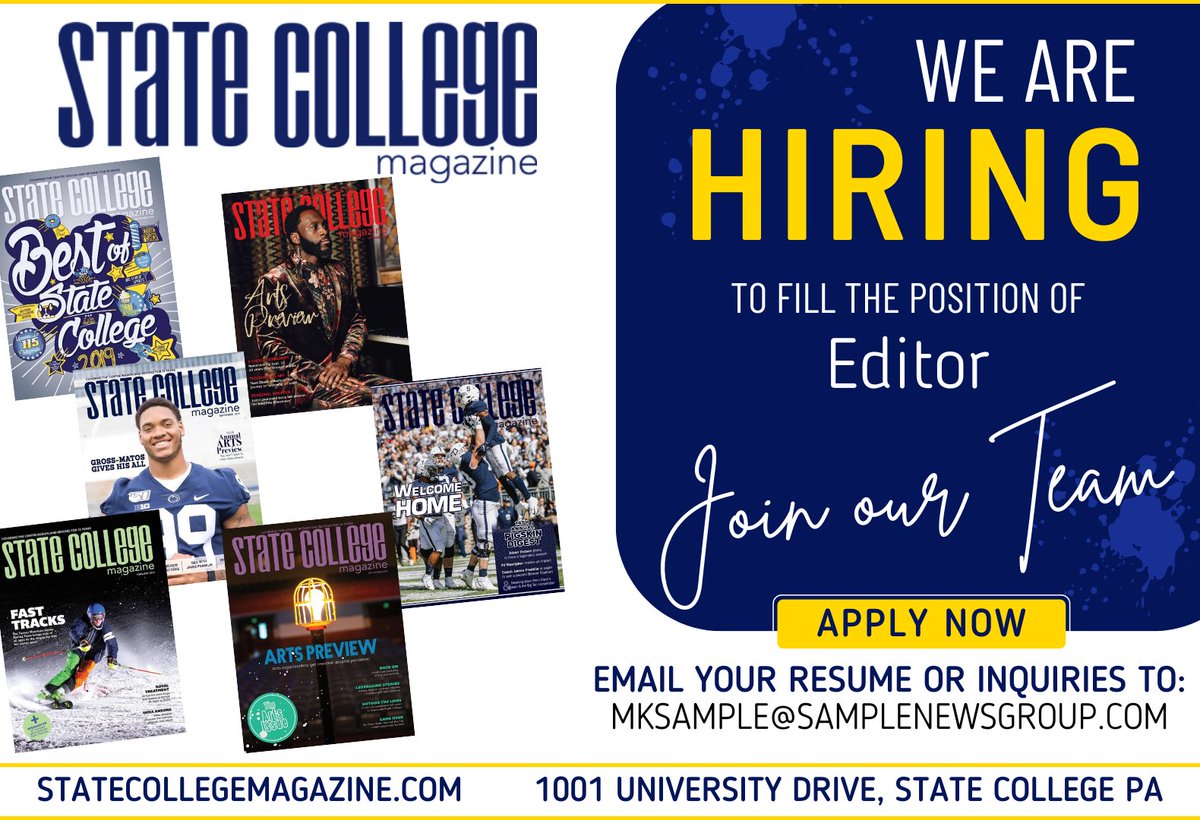 State College Magazine tweet media